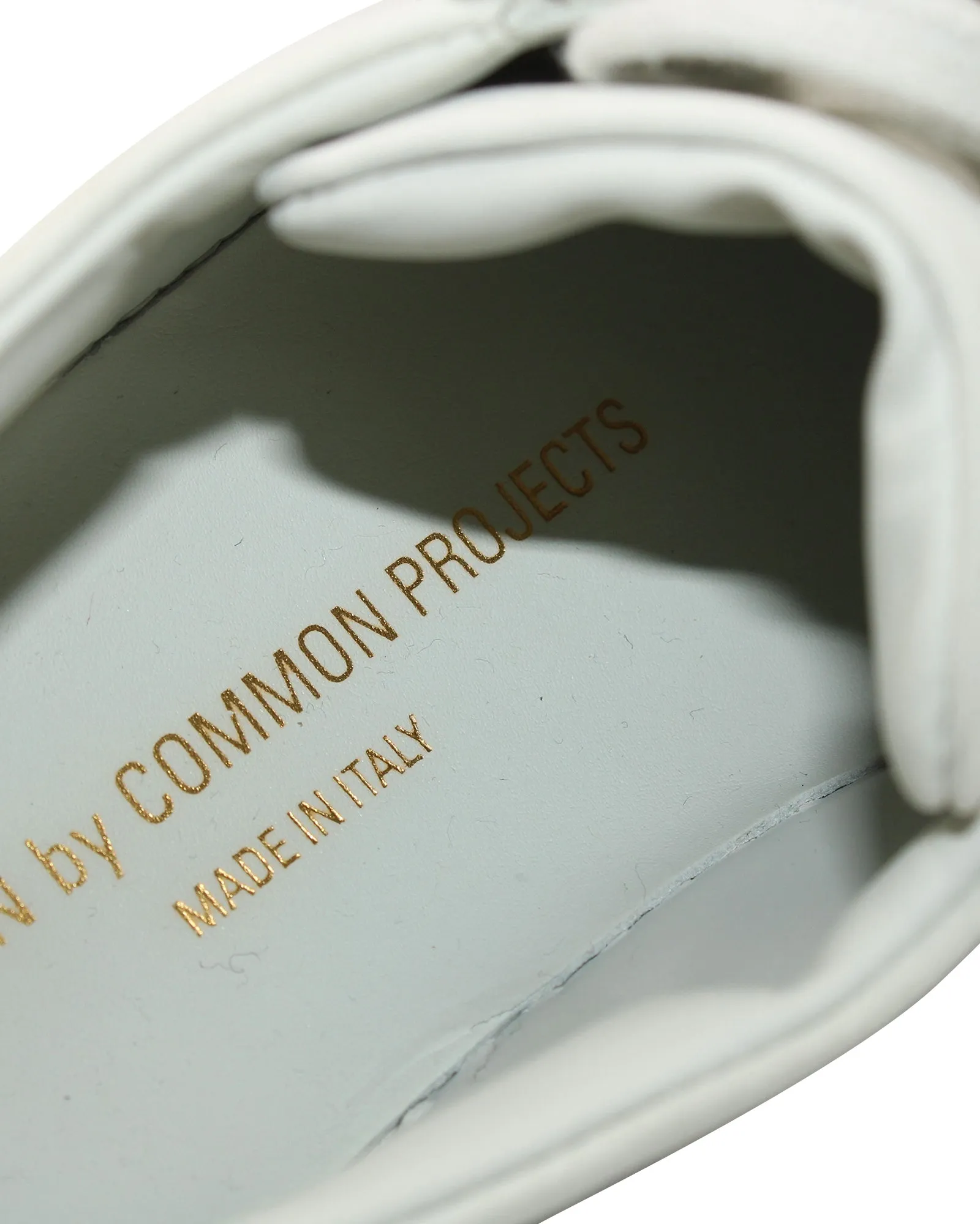Common Projects Achilles Low Top Sneakers in Confetti White Leather