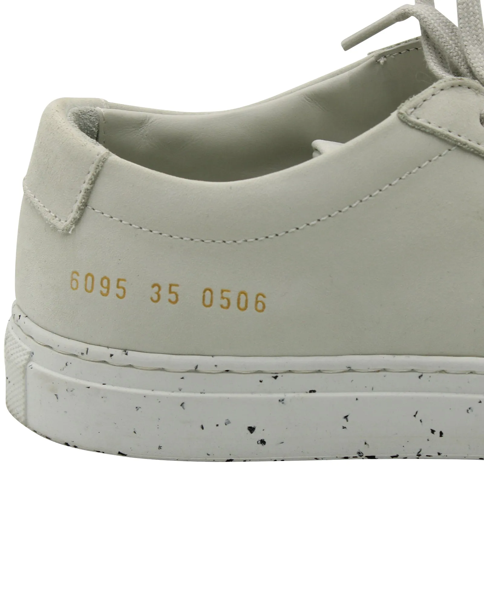 Common Projects Achilles Low Top Sneakers in Confetti White Leather
