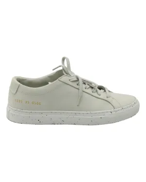 Common Projects Achilles Low Top Sneakers in Confetti White Leather