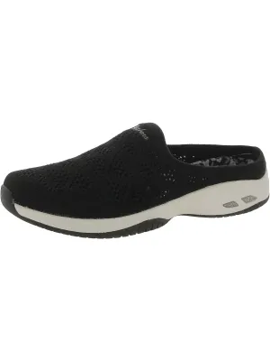 Commute Time-In The Clear Womens Vegan Mule Slip-On Sneakers
