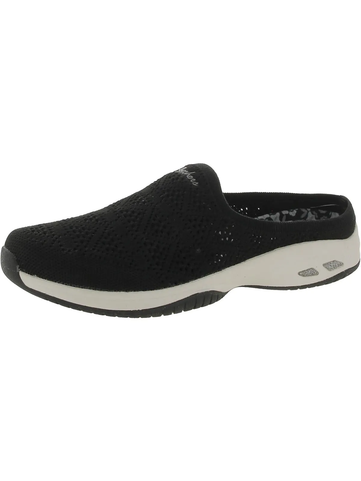 Commute Time-In The Clear Womens Vegan Mule Slip-On Sneakers