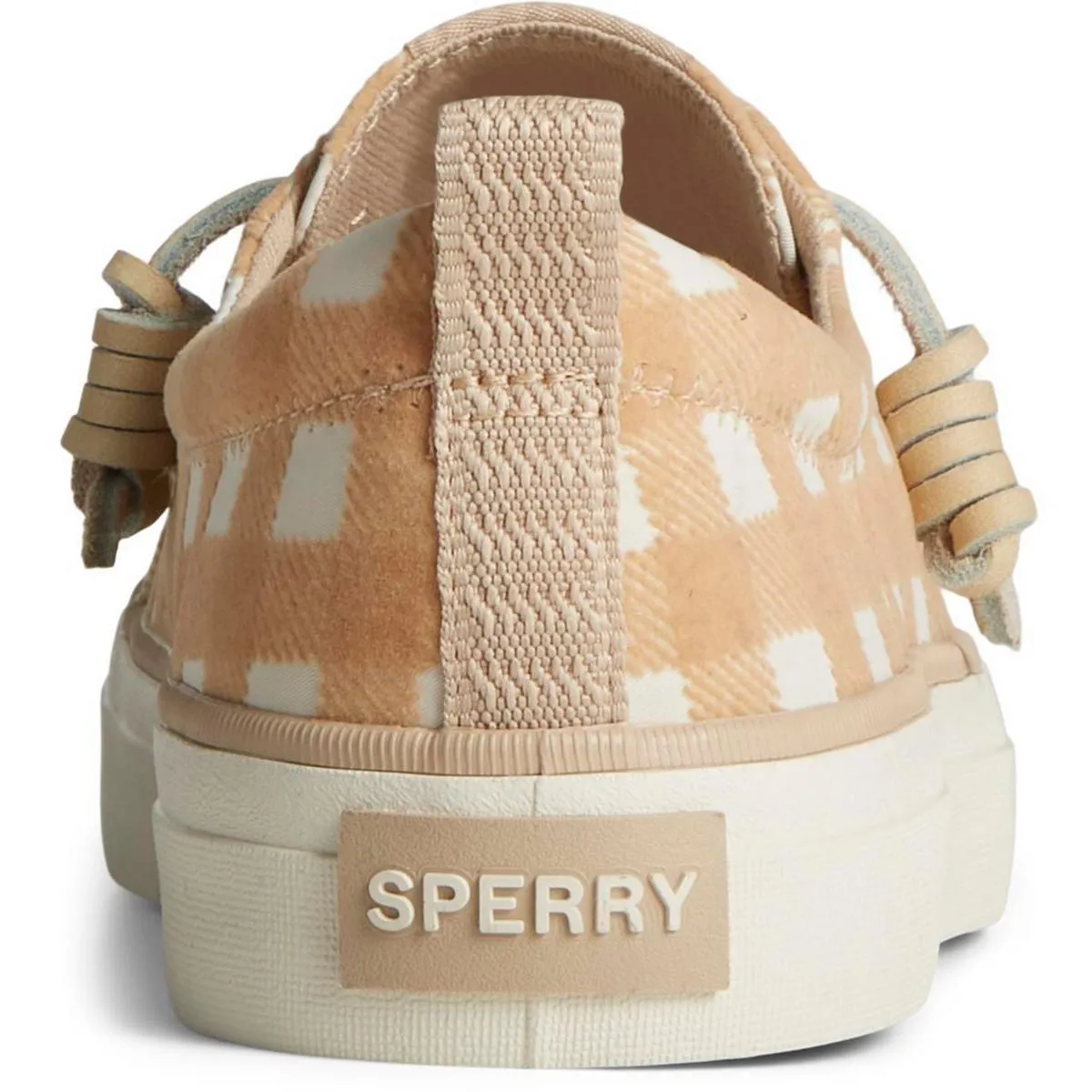 Crest Vibe Gingham Womens Padded Insole Faux Suede Casual And Fashion Sneakers