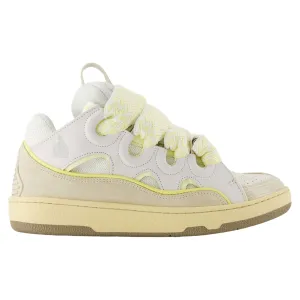 Curb Sneakers - Lanvin - Leather - White