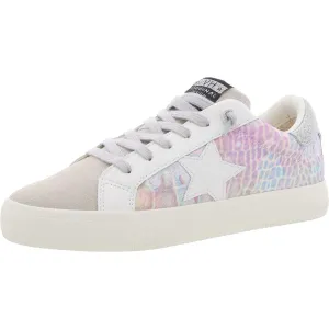 DARIA Womens Mixed Media Leather Casual And Fashion Sneakers