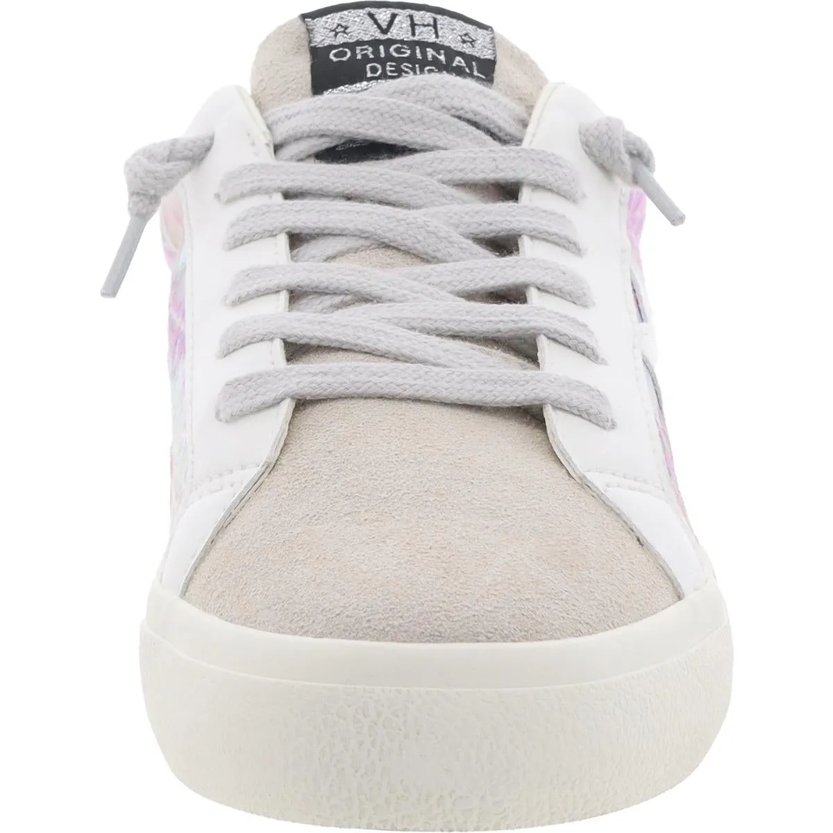 DARIA Womens Mixed Media Leather Casual And Fashion Sneakers