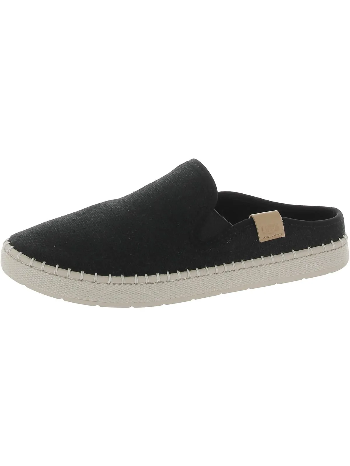 Delu Womens Woven Casual Slip-On Sneakers