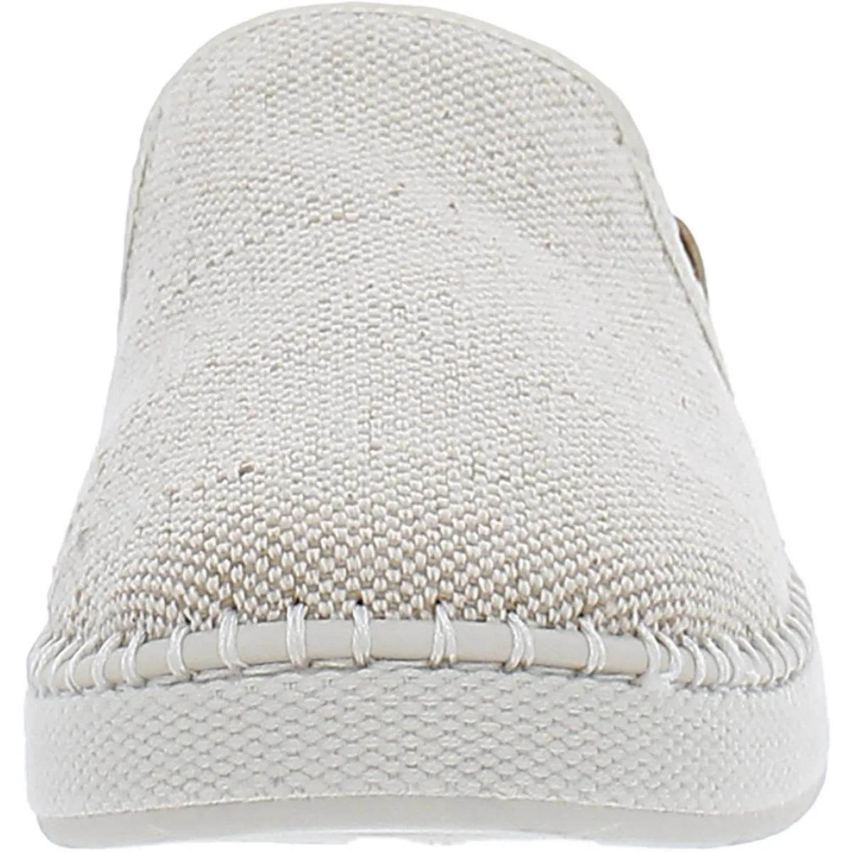 Delu Womens Woven Casual Slip-On Sneakers