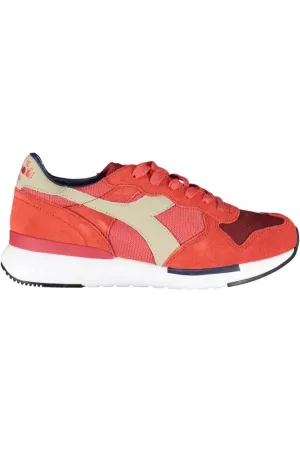 Diadora pink Leather Blend Women's Sneakers