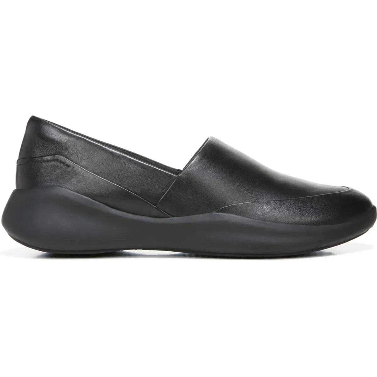 Ease Womens Leather Comfort Slip-On Sneakers