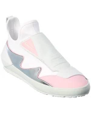 Ferragamo Nile Neoprene & Leather Sock Sneaker