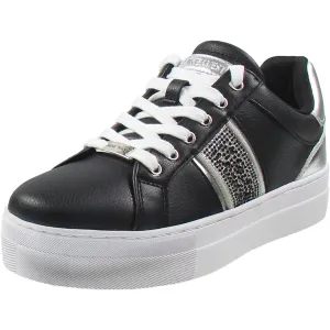Gator Platform Sneaker Womens Rhinestone Faux Leather Casual And Fashion Sneakers