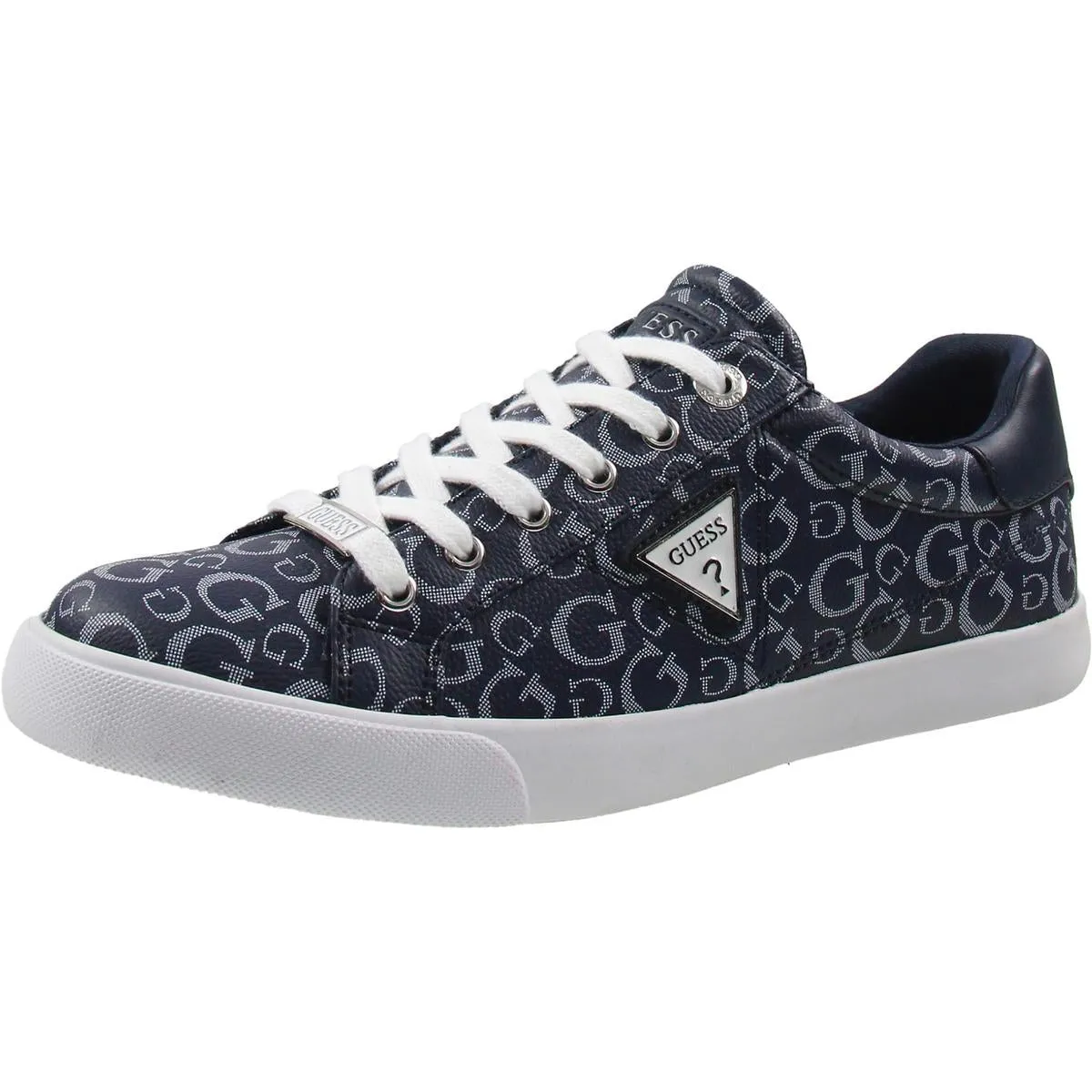 Griver Womens Lace-Up Faux Leather Casual And Fashion Sneakers