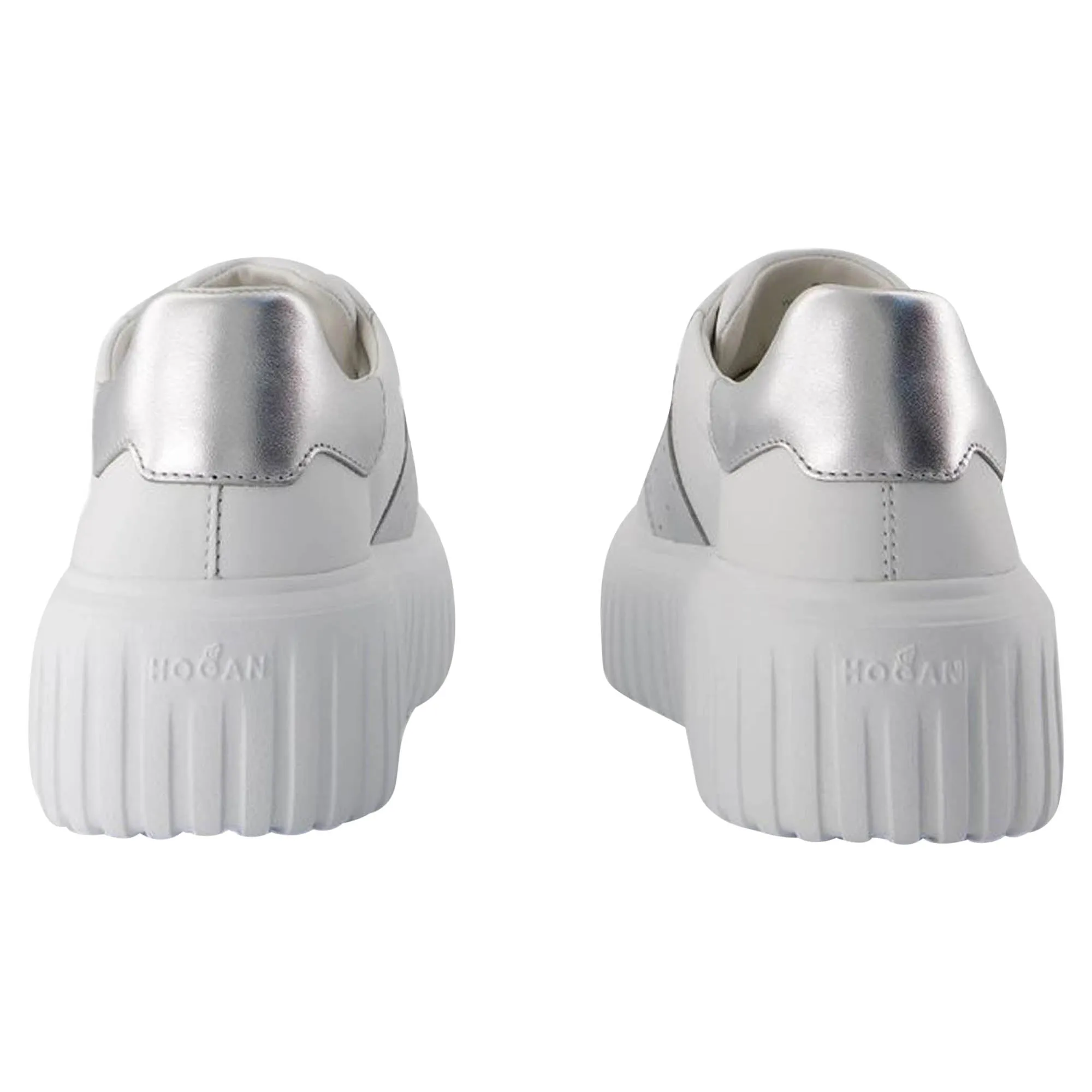 H Stripes Sneakers - Hogan - Leather - White