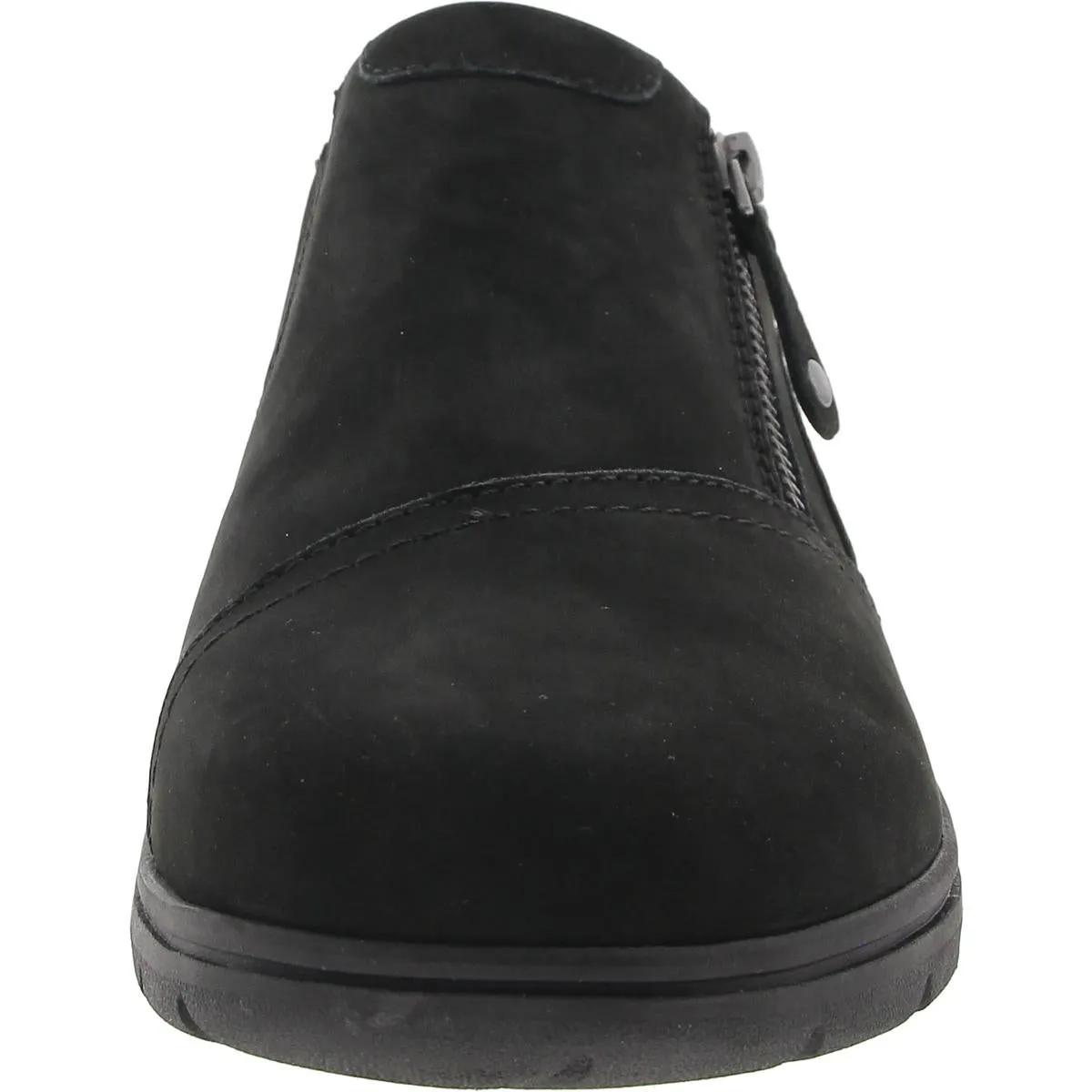 Hallie Womens Zipper Leather Casual And Fashion Sneakers