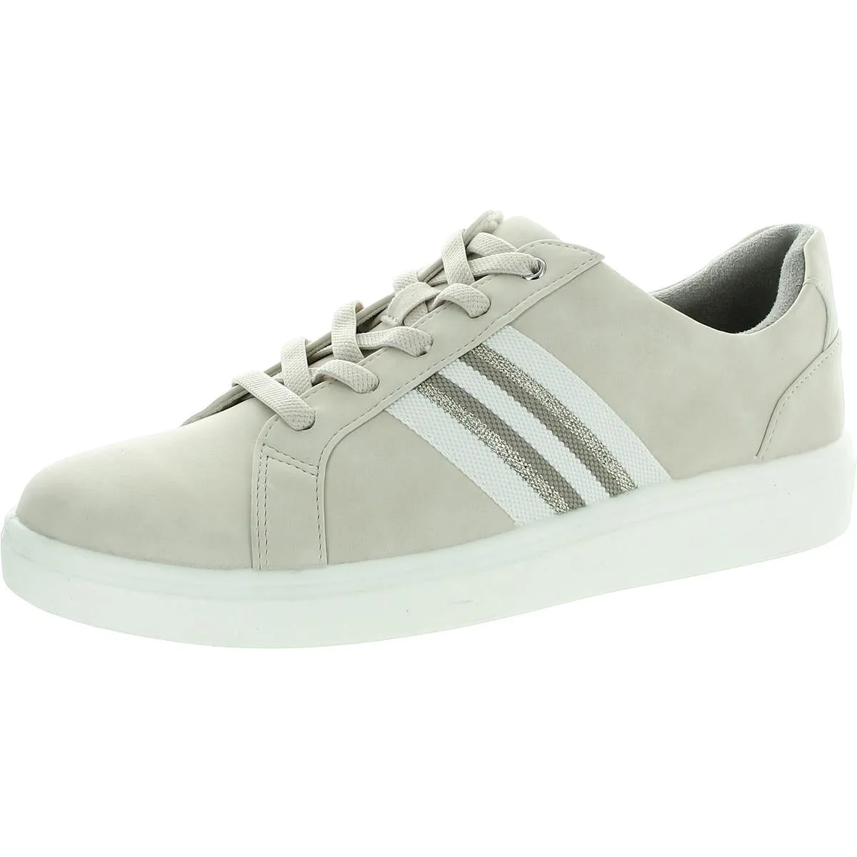 Happy Friday Womens Faux Leather Low Top Casual And Fashion Sneakers