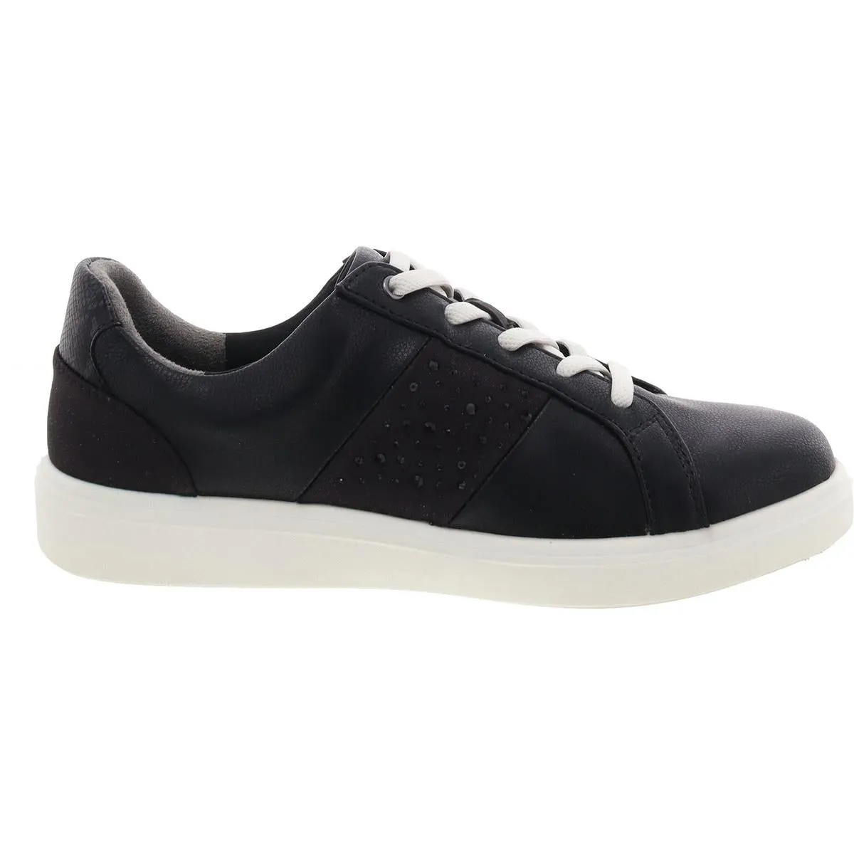 Happy Friday Womens Faux Leather Low Top Casual And Fashion Sneakers