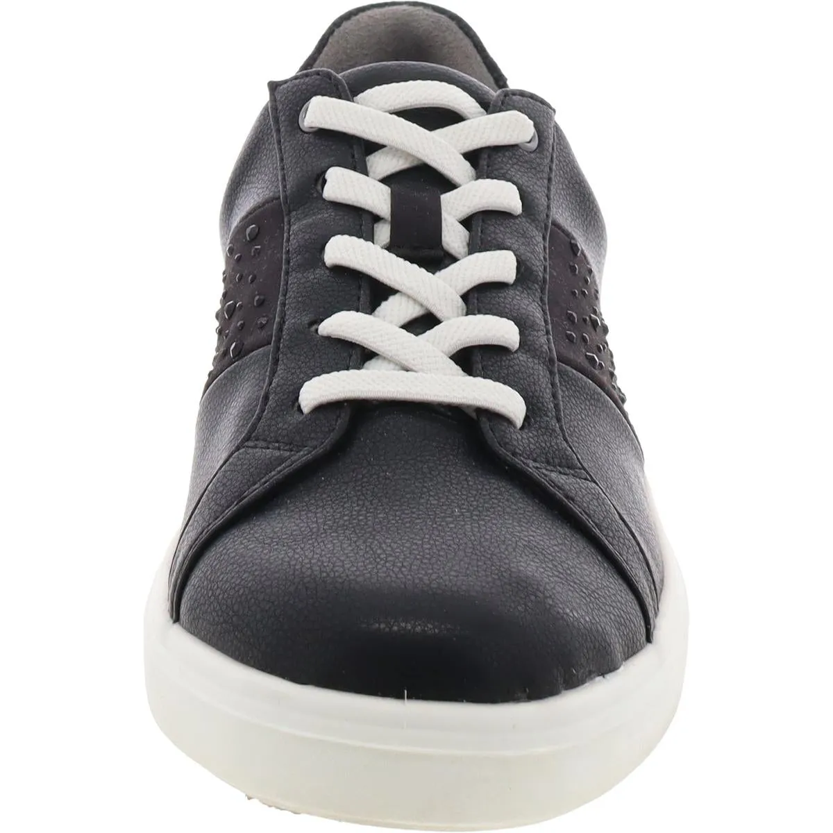 Happy Friday Womens Faux Leather Low Top Casual And Fashion Sneakers