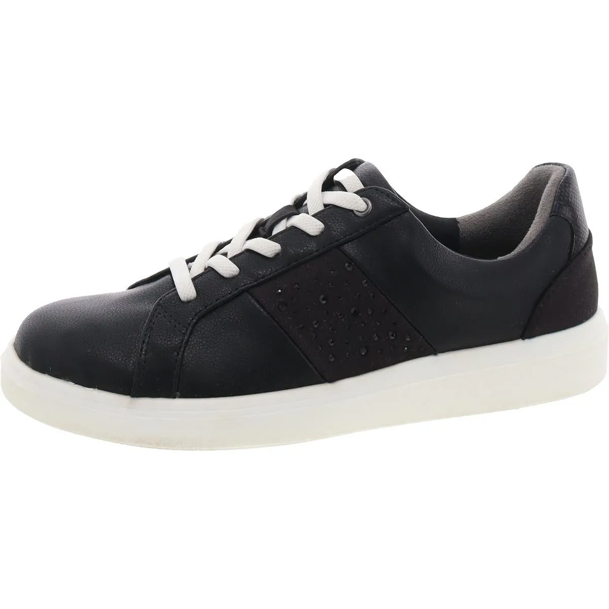 Happy Friday Womens Faux Leather Low Top Casual And Fashion Sneakers
