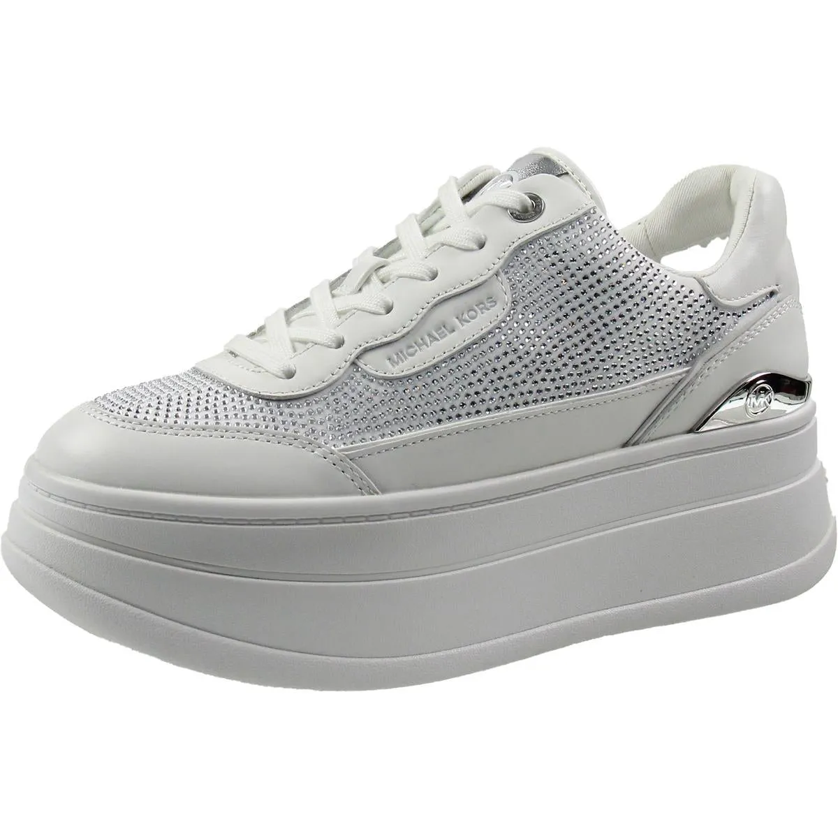 Hayes Womens Embellished Leather Casual And Fashion Sneakers
