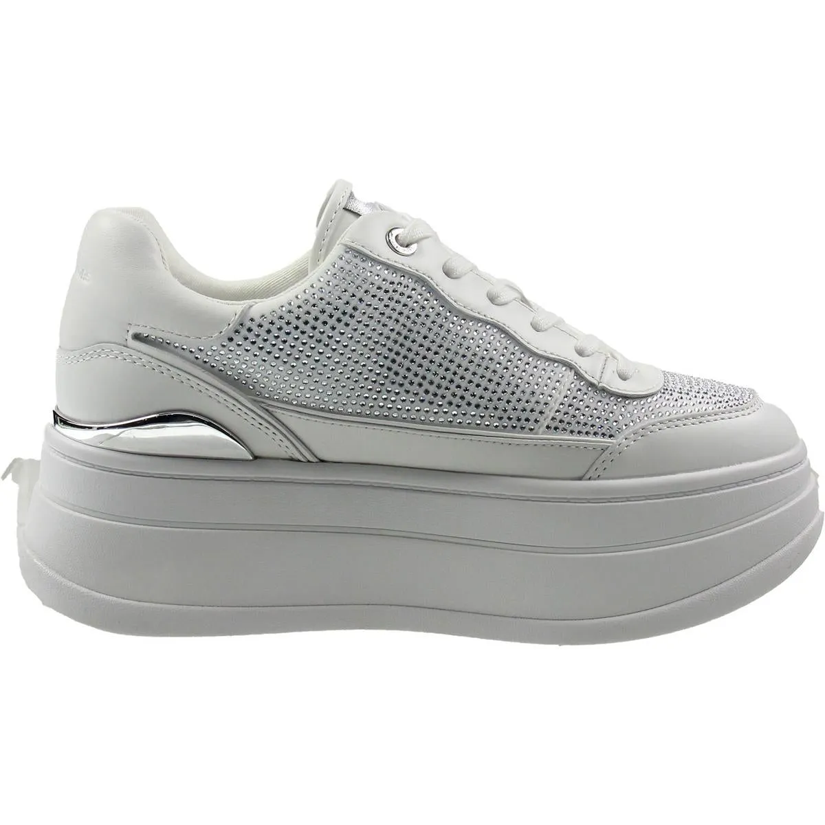 Hayes Womens Embellished Leather Casual And Fashion Sneakers