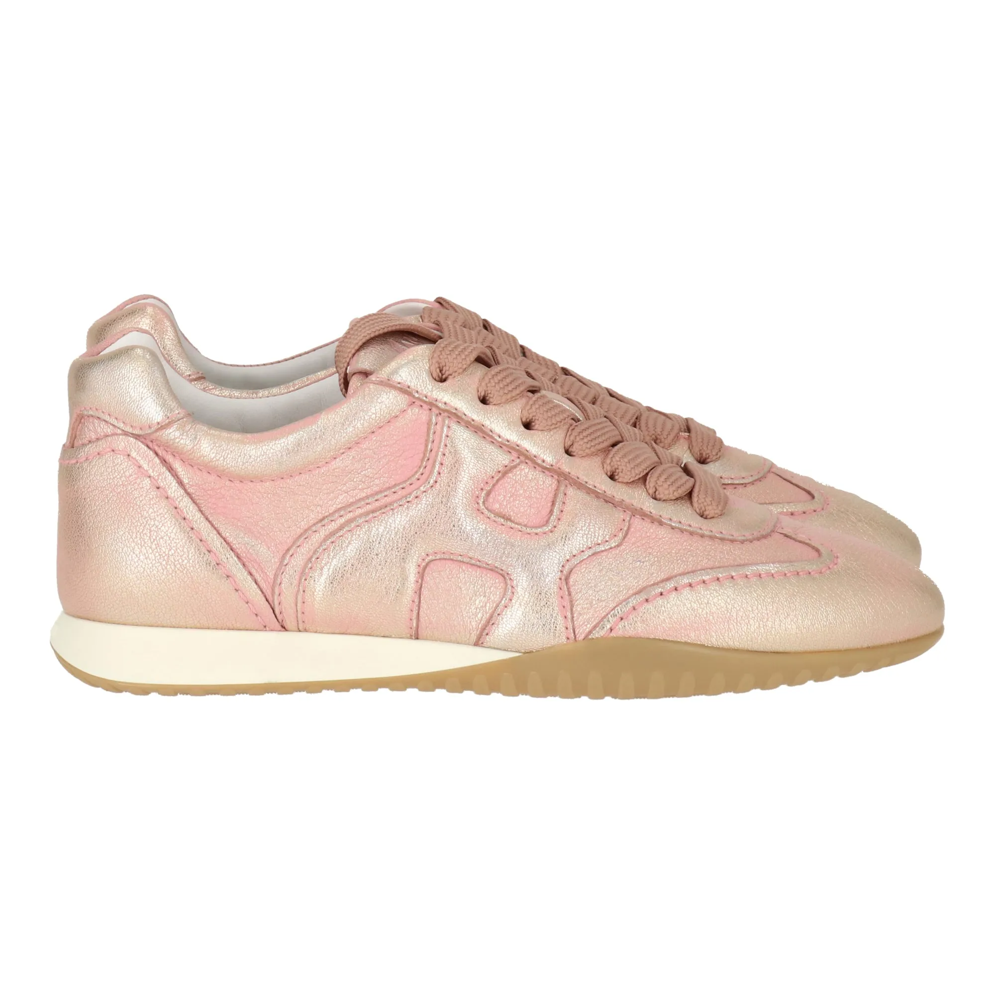 Hogan Womens Brown Sneaker