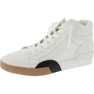 HOLAND Womens Cushioned Footbed Faux Leather Casual And Fashion Sneakers