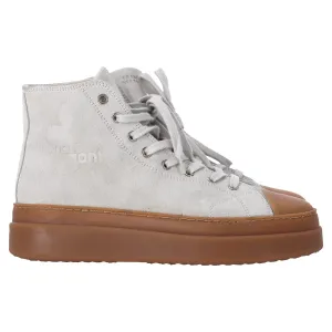 Isabel Marant Austen High Top Trainers In Grey Suede