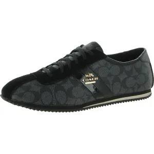 Ivy Womens Leather Logo Casual and Fashion Sneakers