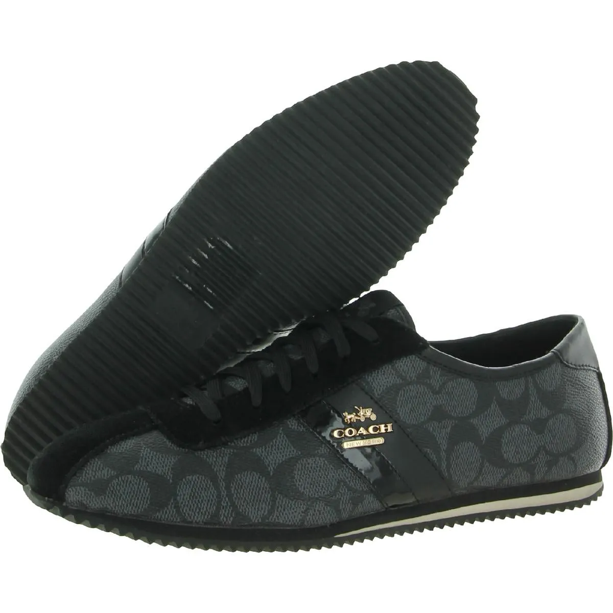 Ivy Womens Leather Logo Casual and Fashion Sneakers