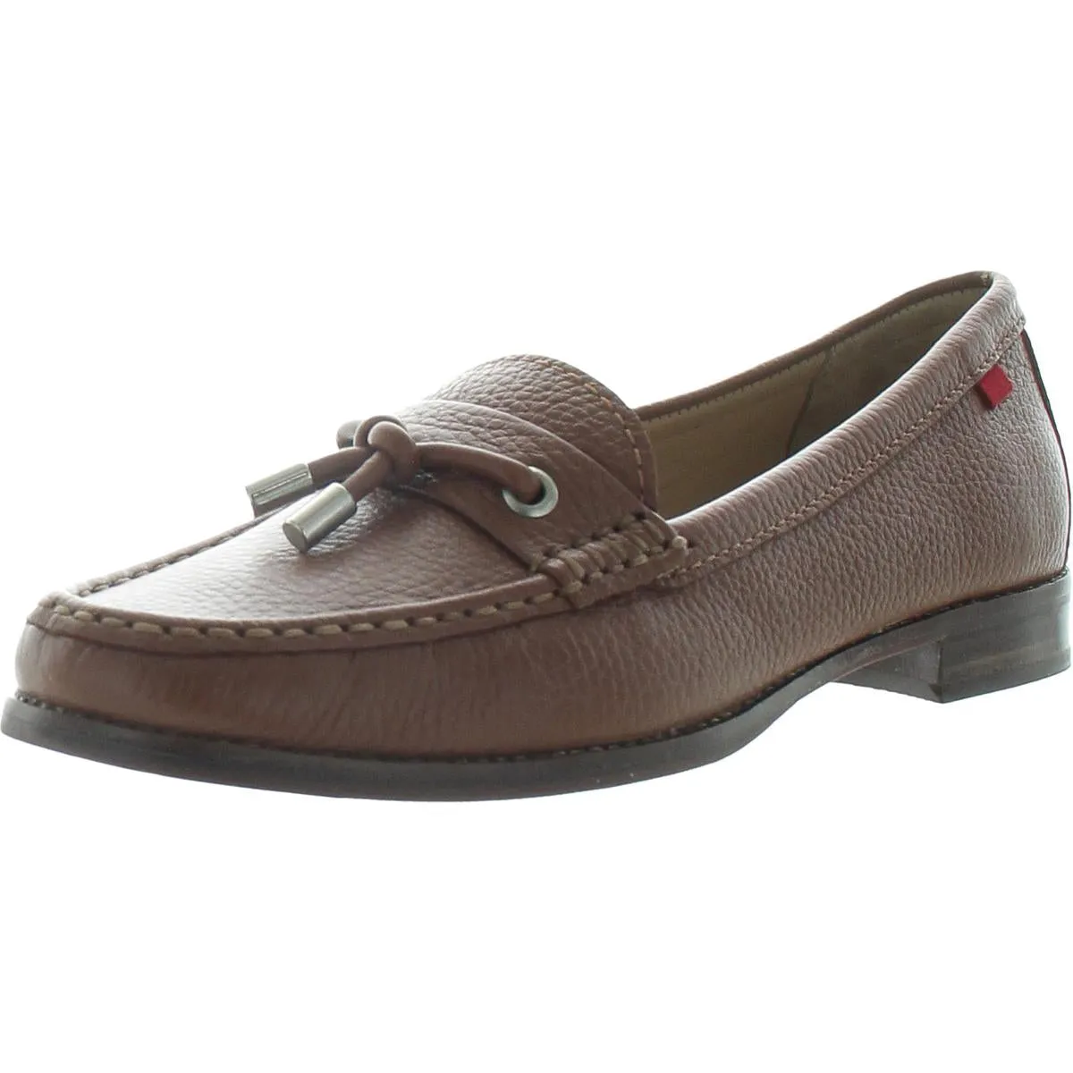 Jackson St. Womens Leather Snake Print Loafers