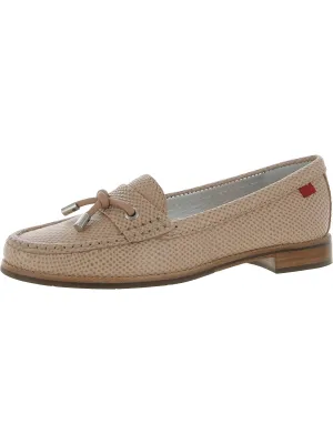 Jackson St. Womens Leather Snake Print Loafers