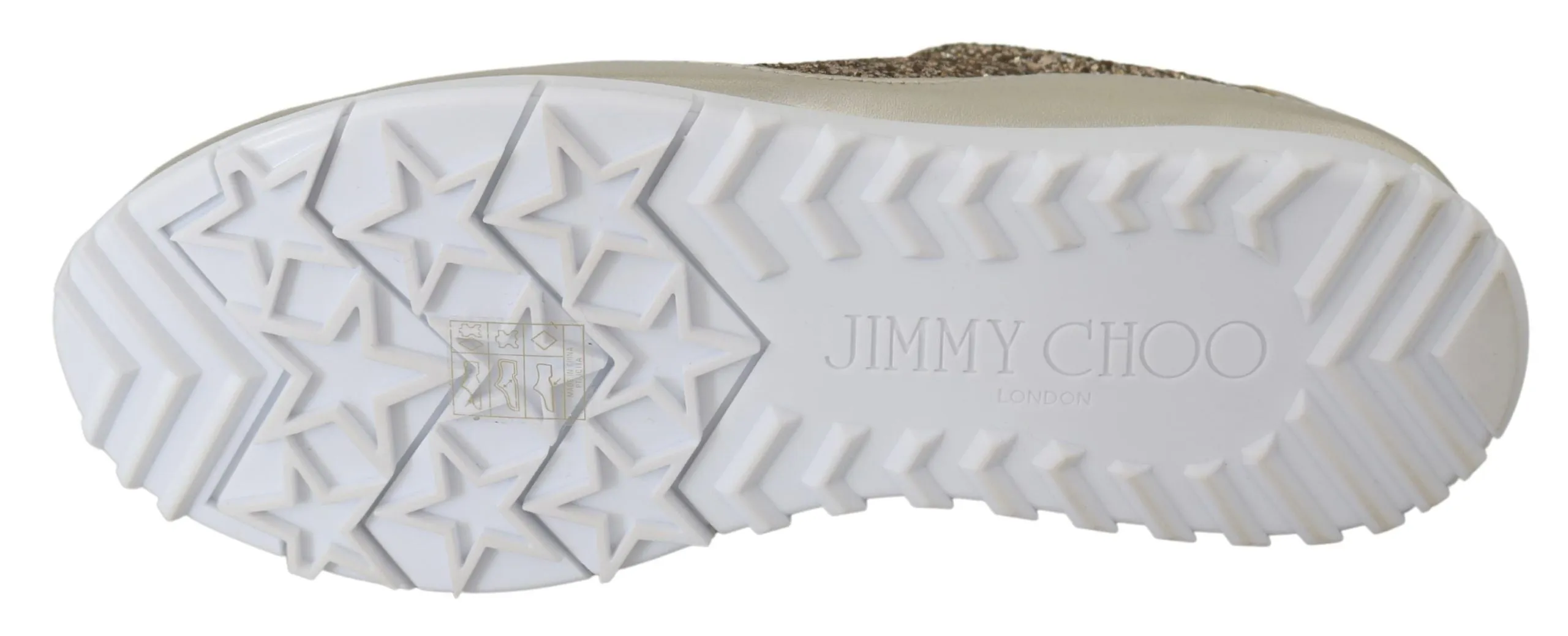 Jimmy Choo Antique  Glitter Leather Women's Sneakers