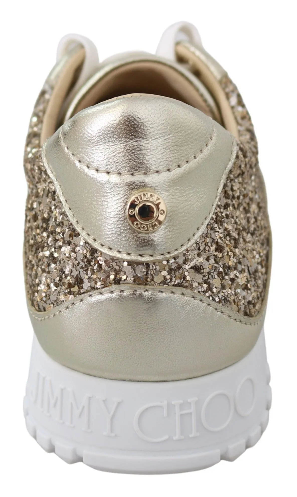 Jimmy Choo Antique  Glitter Leather Women's Sneakers