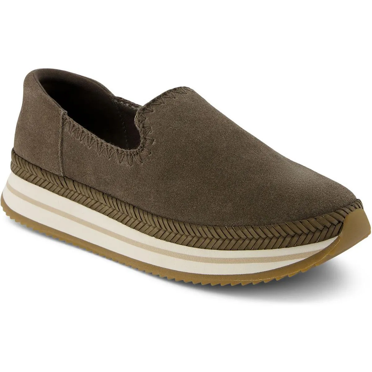 Jocelyn Womens Padded Insole Suede Casual And Fashion Sneakers