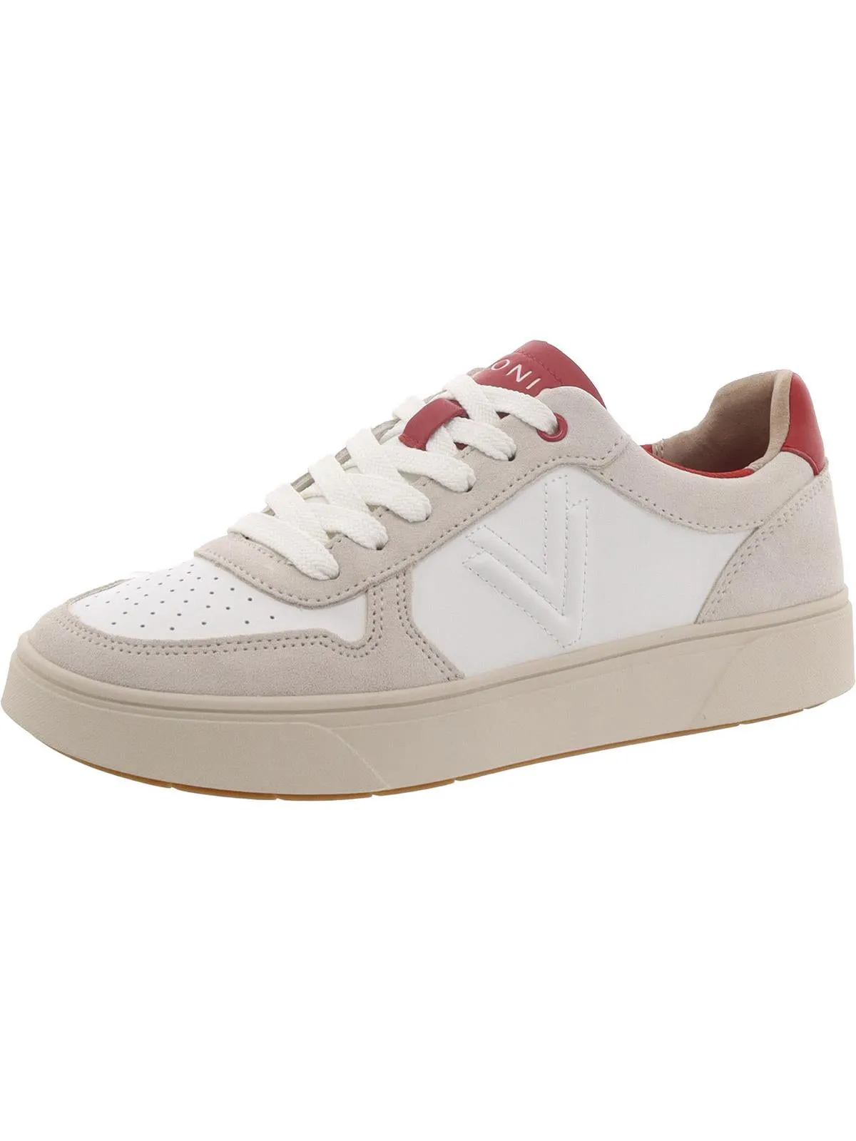 Kimmie Court Womens Leather Lifestyle Casual And Fashion Sneakers