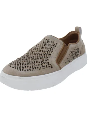 Kimmie Womens Suede Slip On Casual and Fashion Sneakers