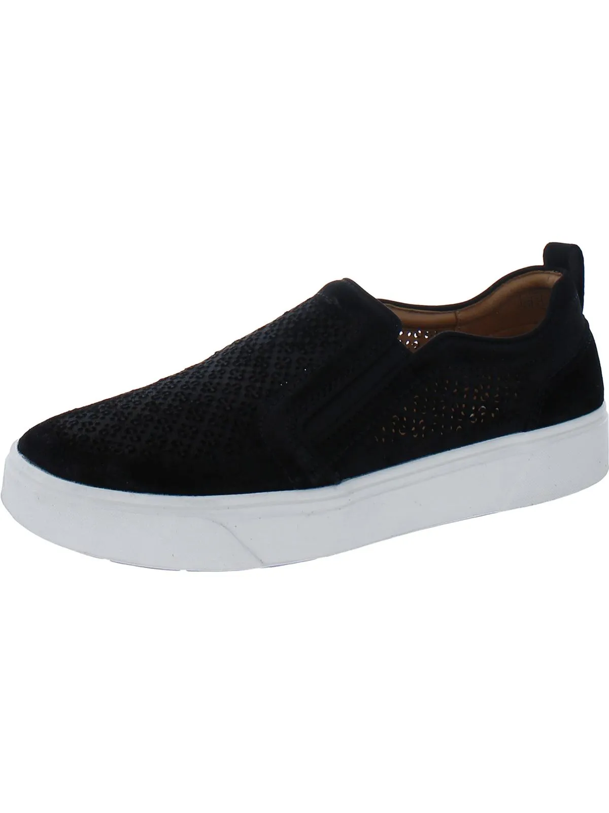 Kimmie Womens Suede Slip On Casual and Fashion Sneakers