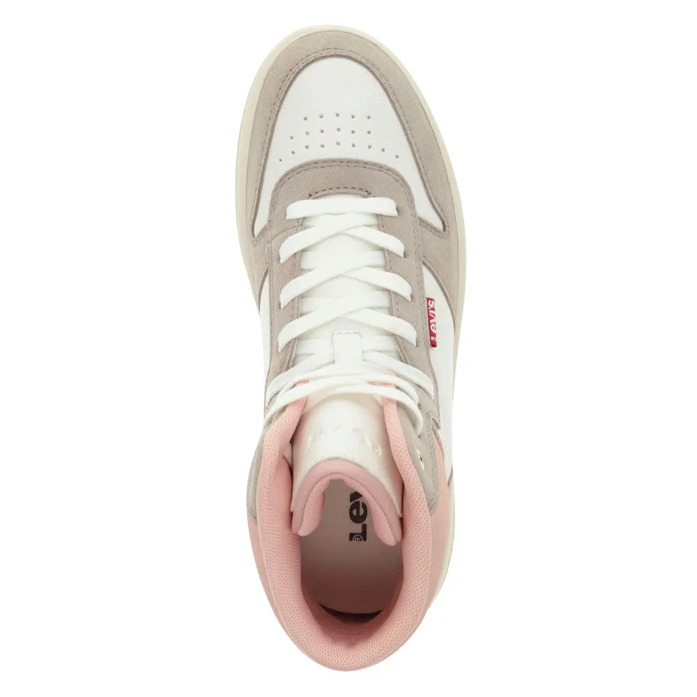 Levi's Womens Drive Hi 2 Synthetic Leather Casual Hightop Sneaker Shoe