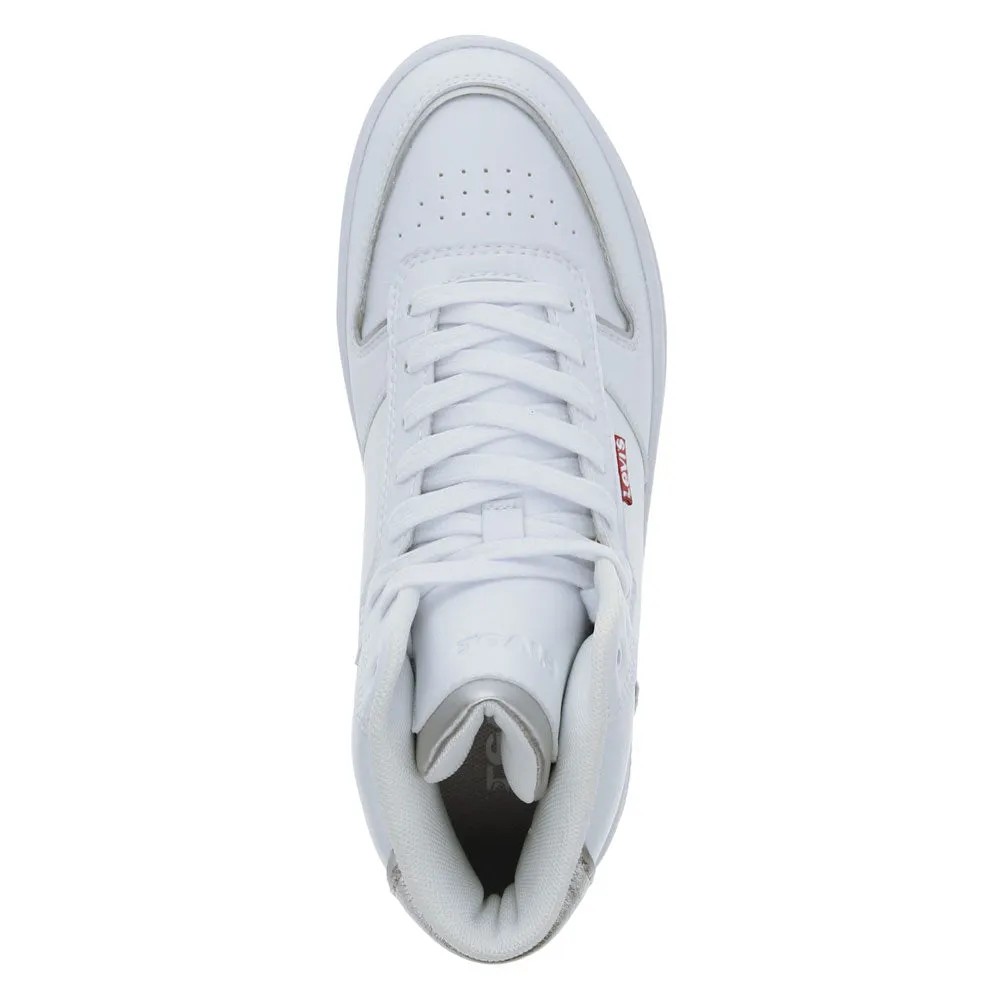 Levi's Womens Drive Hi Synthetic Leather Casual Hightop Sneaker Shoe