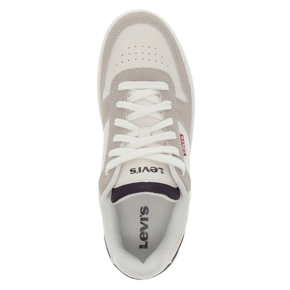 Levi's Womens Drive Lo 2 Synthetic Leather Casual Lace Up Sneaker Shoe