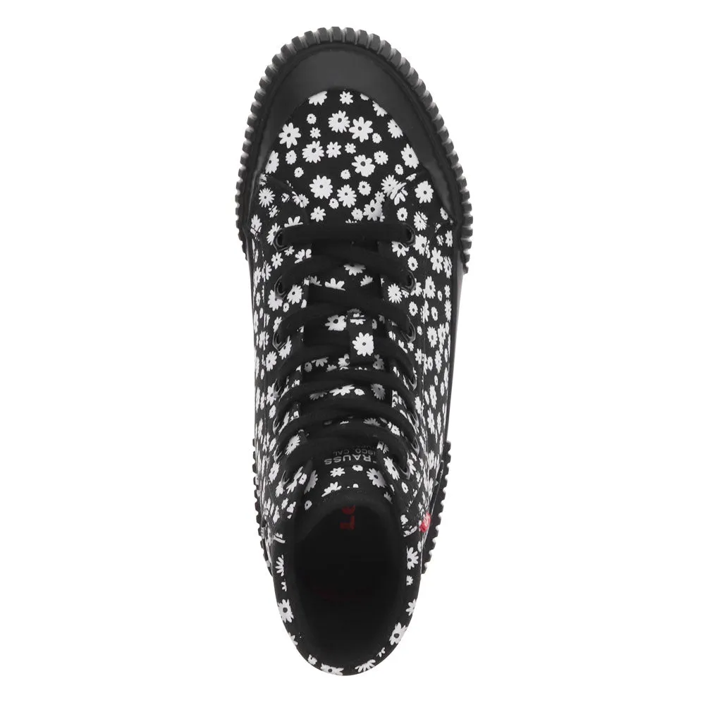 Levi's Womens Olivia Floral Fabric Hightop Fashion Sneaker Shoe