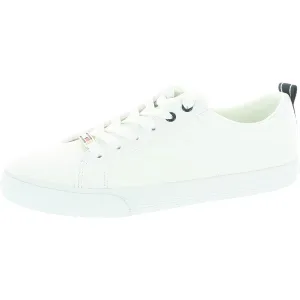 Lila Womens Lace-Up Faux Leather Casual And Fashion Sneakers