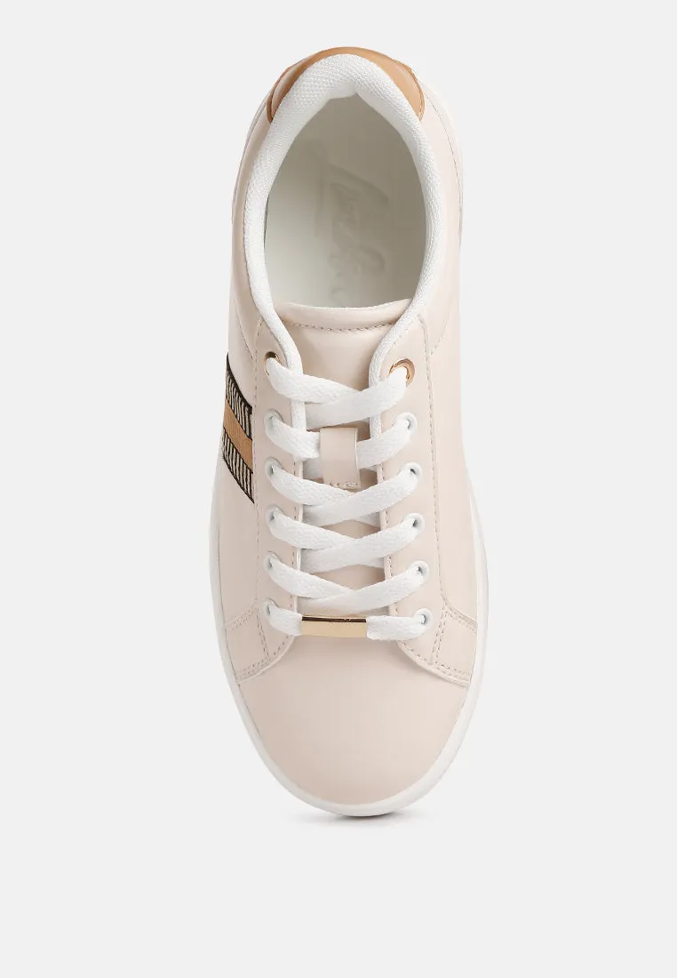 loyalty embroidery detail sneakers