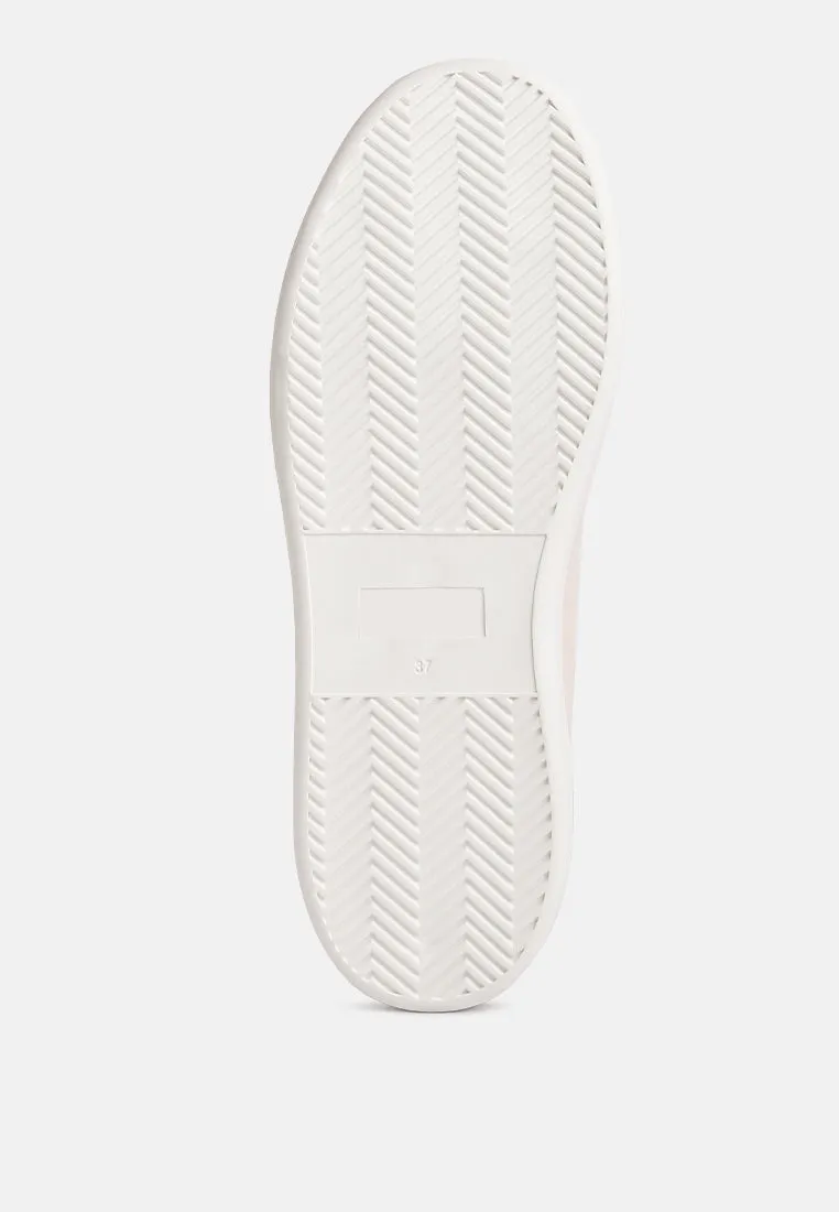 loyalty embroidery detail sneakers