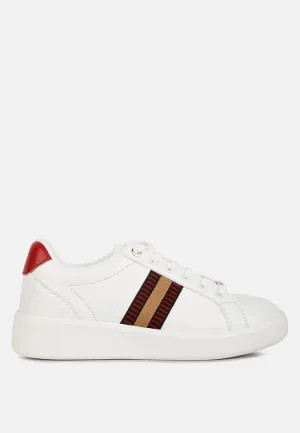 loyalty embroidery detail sneakers