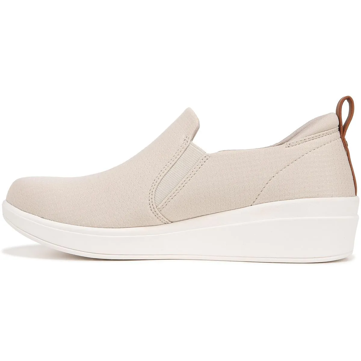Luminous Womens Zipper Arch Support Slip-On Sneakers