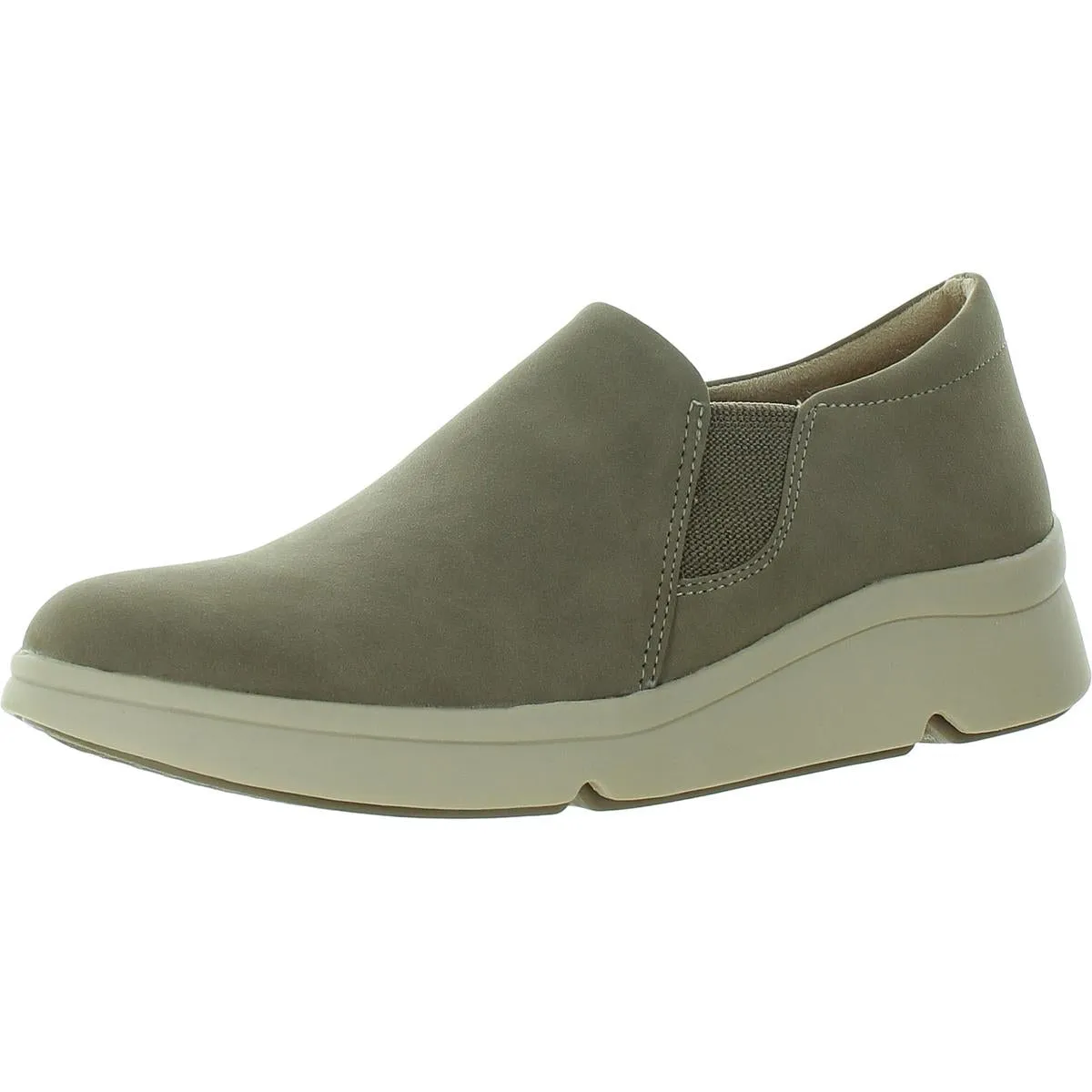 Lyrie Womens Faux Leather Loafer Slip-On Sneakers
