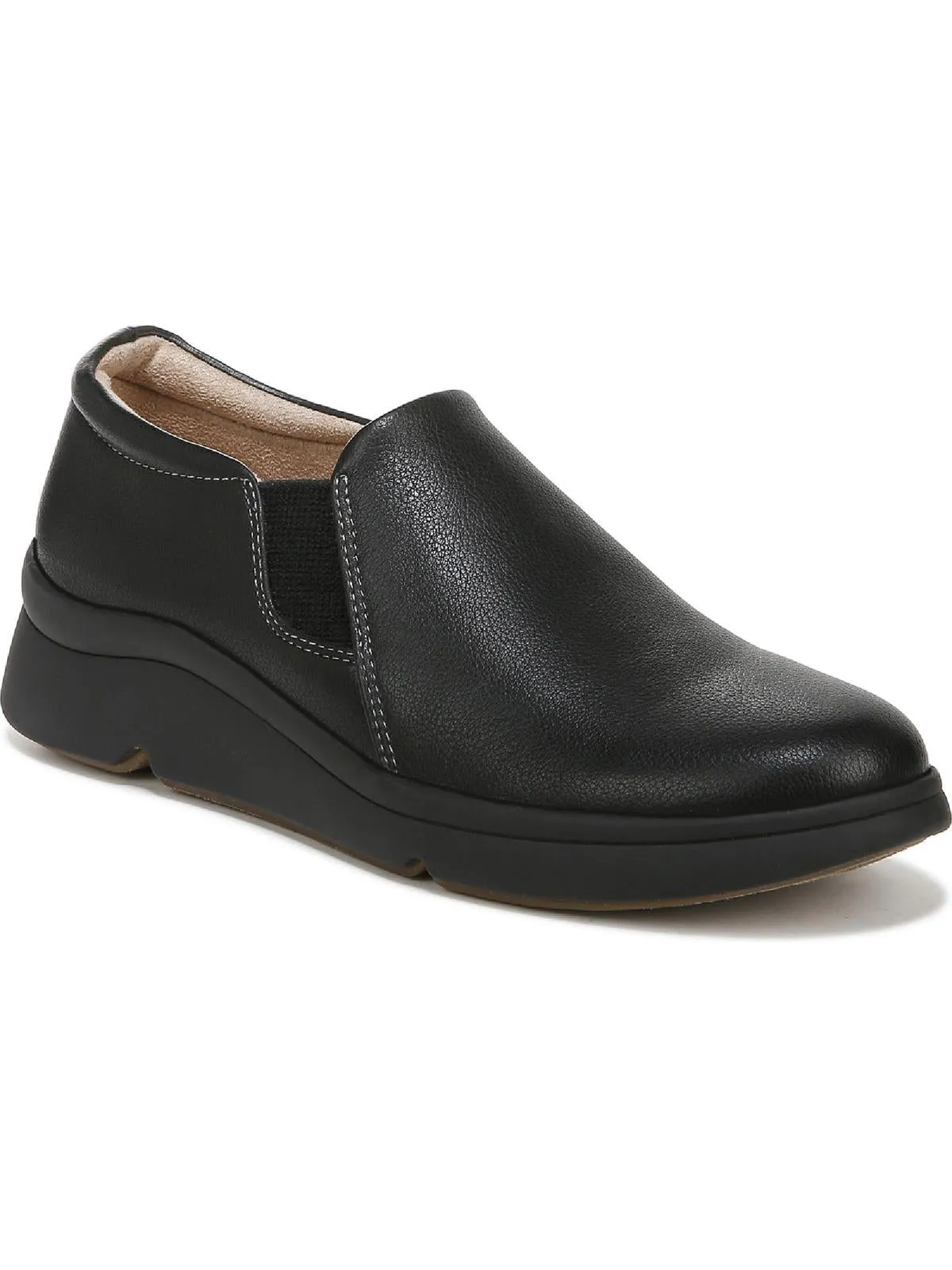 Lyrie Womens Faux Leather Loafer Slip-On Sneakers