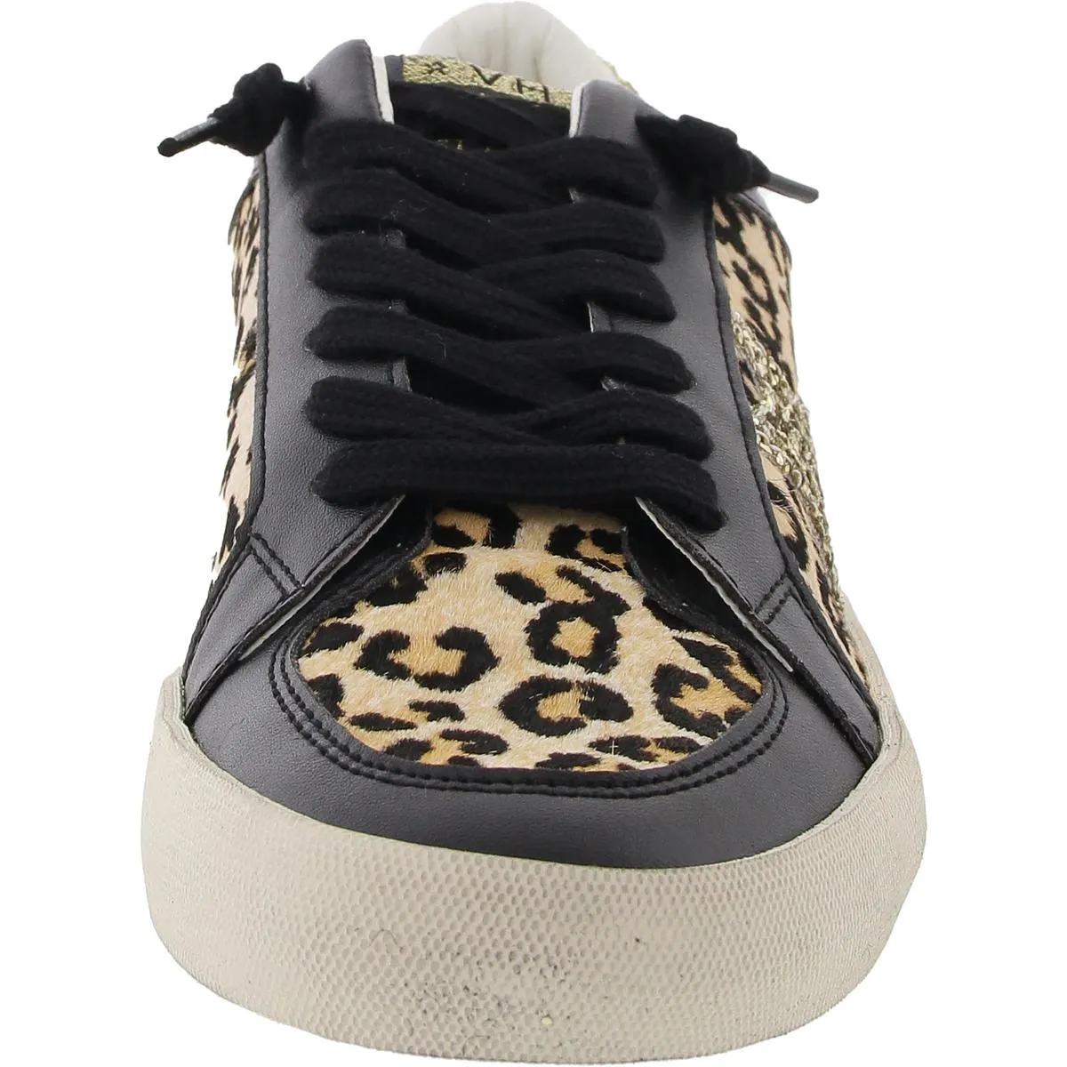MAIDEN Womens Mixed Media Leather Casual And Fashion Sneakers