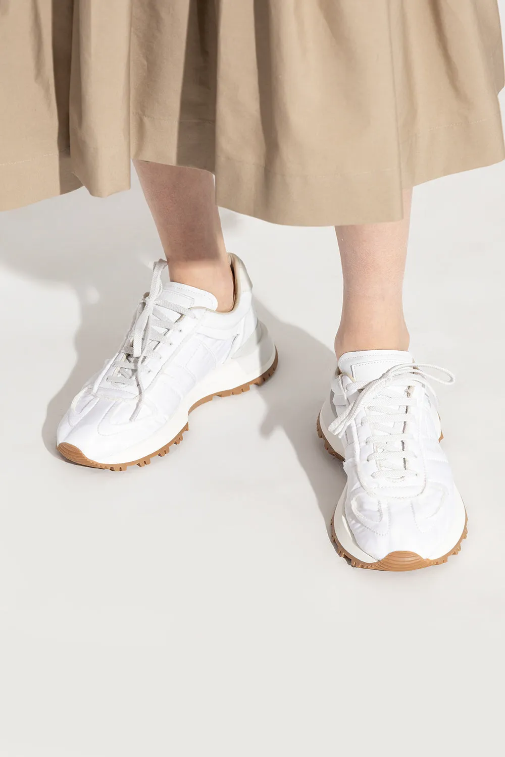 Maison Margiela Logo-Embossed Sneakers